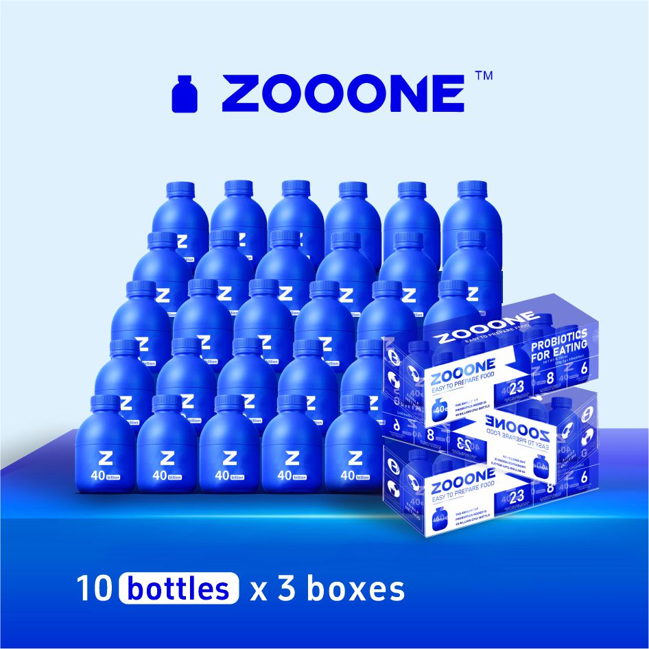 ZOOONE 30 bottles*0.7oz Probiotics 40 Billion CFU